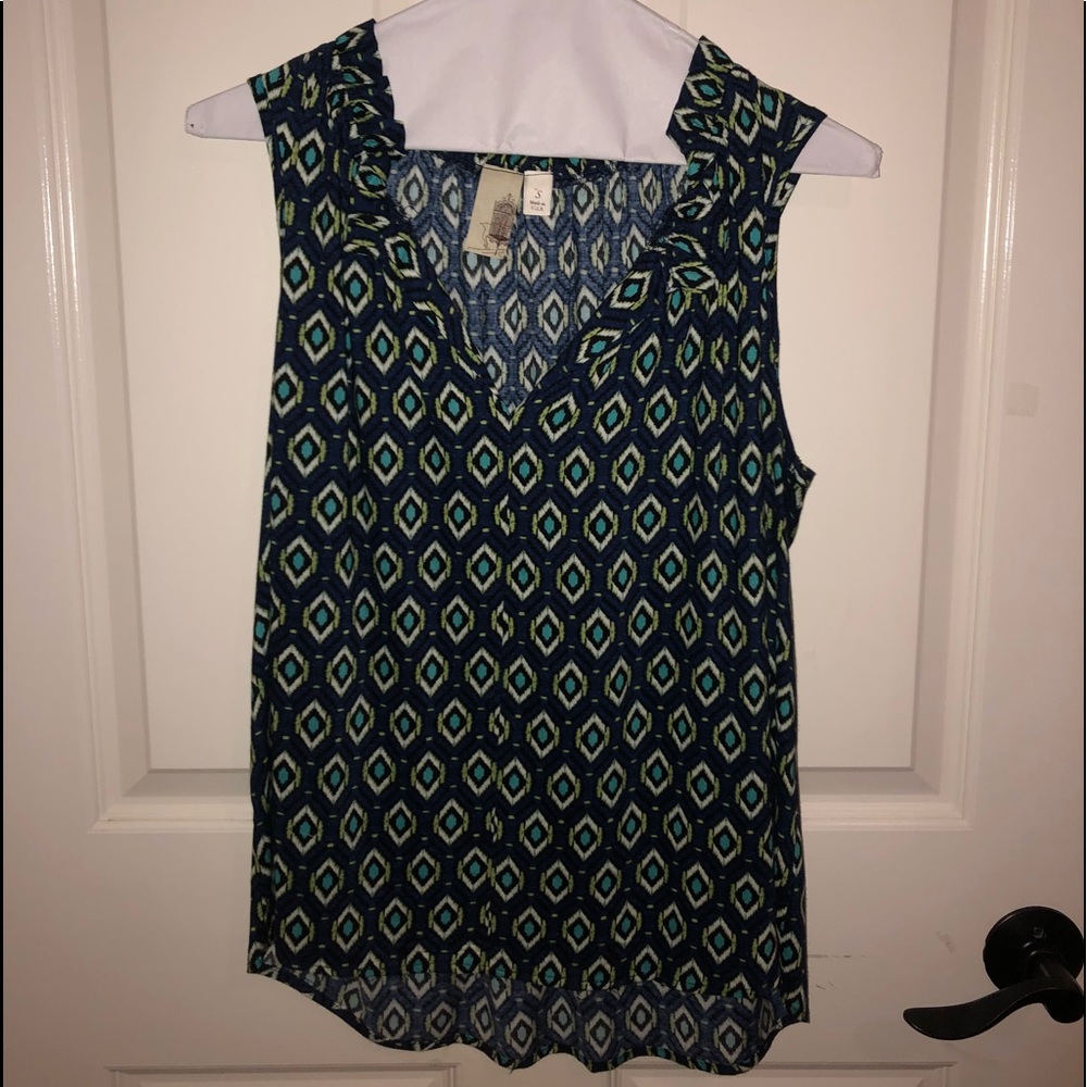 Diamond Printed Blouse